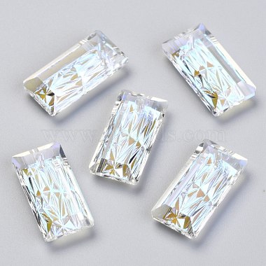 Embossed Glass Rhinestone Pendants(GLAA-J101-07B-001SI)-1