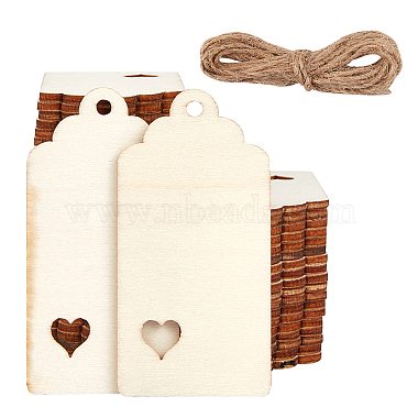 Laser Cut Wooden Big Pendants(WOOD-OC0001-62)-1