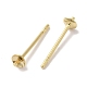 Brass Studs Earrings Finding(KK-K383-01A-G)-2