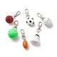 Подвесные украшения из смолы и пластика для спортивных мячей(HJEW-JM00703)-1