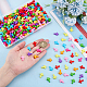 400Pcs Opaque Acrylic Beads(SACR-ME0001-01)-3