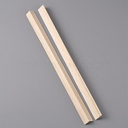 Triangle Wood Sticks, for Modeling DIY Hobby Crafts Woodworking, BurlyWood, 29x2x1cm(DIY-WH0304-546E)