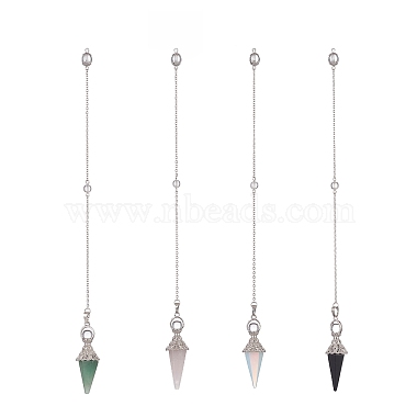 Mixed Color Mixed Stone Dowsing Pendulums