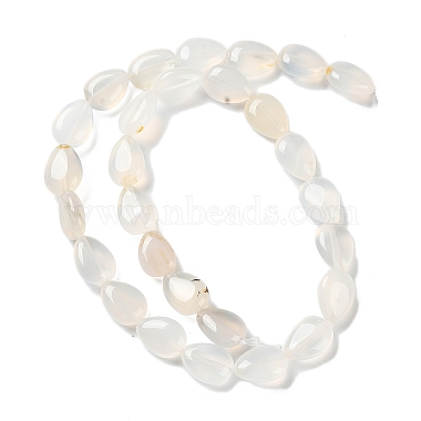 Natural White Agate Beads Strands(G-K357-A07-02)-3