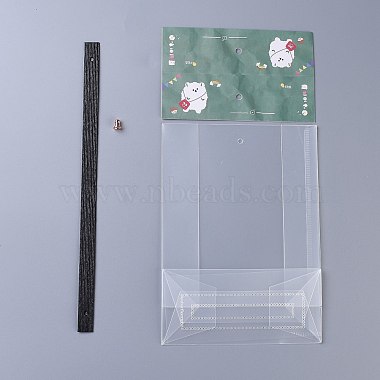 Пластиковый прозрачный подарочный пакет(OPP-B002-I01)-2