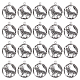 60 pendentifs loup hurlant en alliage de style tibétain(TIBEP-SC0002-66)-1