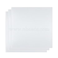 Olycraft HDPE (High Density Polyethylene) Sheets, Square, White, 30.3x30.4x0.2cm(AJEW-OC0001-36)