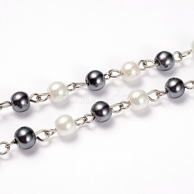 Gray Iron+Glass Handmade Chains Chain