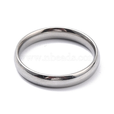Ion Plating(IP) 304 Stainless Steel Simple Plain Band Finger Ring for Women(RJEW-B036-06)-2