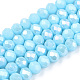perles en verre plaquent brins(EGLA-A034-P2mm-B14)-1
