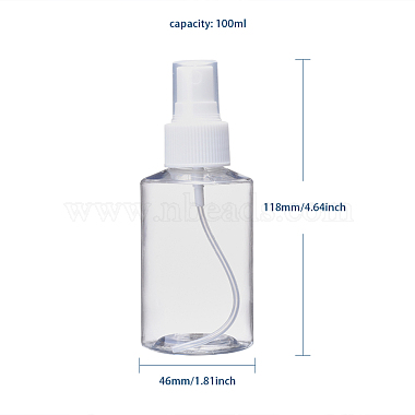 100mlの詰め替え可能なペットプラスチックスプレーボトル(TOOL-Q024-02B-01)-2