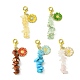Natural & Synthetic Mixed Stone Chip Bead Pendant Decorations(HJEW-JM01548)-1