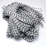 7 Inner Cores Polyester & Spandex Cord Ropes, for Rope Bracelets Making, White, 4mm, about 109.36 yards(100m)/bundle, 420~500g/bundle(RCP-R006-062)
