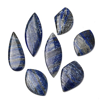 Natural Lapis Lazuli Cabochons, Mixed Shapes, 53.5~83x28~38.5x6~7mm