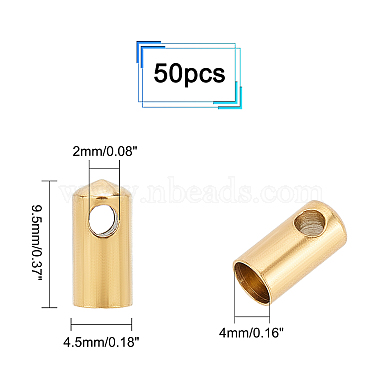 Unicraftale вакуумное покрытие 304 концы шнура из нержавеющей стали(STAS-UN0017-90G)-5