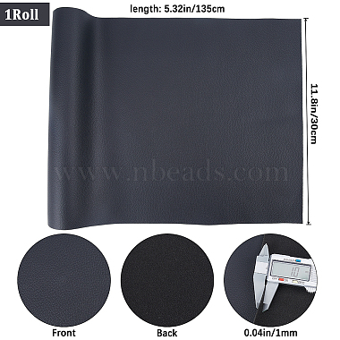 Rectangle PU Leather Fabric(AJEW-WH0089-52B-01)-2