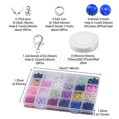 kit de fabrication de collier de bracelet de bricolage(DIY-FS0005-69)-5