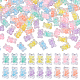 150個6色の透明アクリルビーズ(OACR-NB0001-51)-1