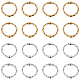 80Pcs 2 Colors Alloy Linking Rings(FIND-SC0008-50)-1