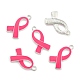 Oktober-Brustkrebs-Rosa-Bewusstseinsband-Legierungs-Emaille-Anhänger(ENAM-E262-S)-2