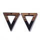 Resin & Walnut Wood Pendants(X-RESI-S358-56D)-2