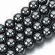Non-magnetic Synthetic Hematite Beads Strands(G-Q892-10mm)-1