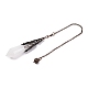 Natural Quartz Crystal Pointed Dowsing Pendulum Big Pendants(G-H285-06R-A25)-4