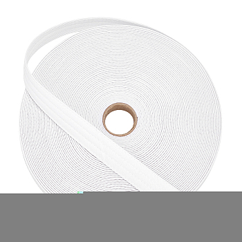 15M Polycotton Hat Sweatbands, Hat Liner Tape, Sewing Craft Accessories, White, 31x2.2mm