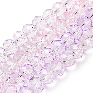 Transparent Painted Glass Beads Strands(X-DGLA-A034-T6mm-A05)-2