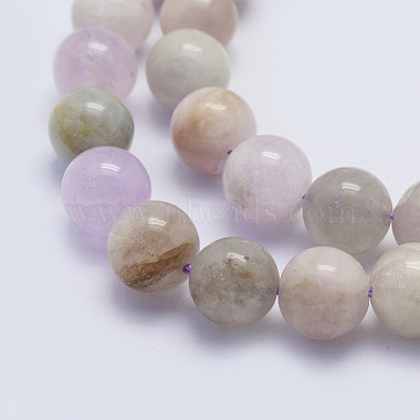 Natural Kunzite Beads Strands(G-L478-11-8mm)-2