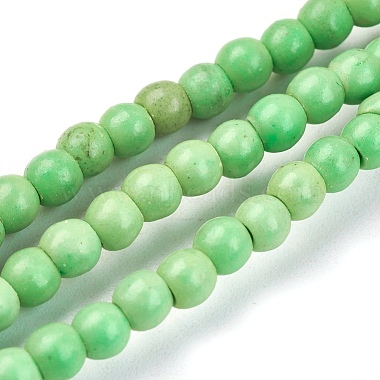 Chapelets de perles en turquoise synthétique(TURQ-G106-4mm-02)-2