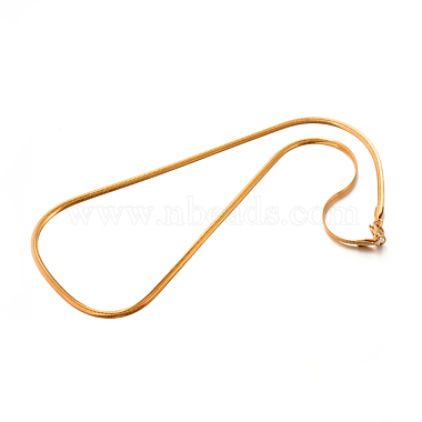 304 Stainless Steel Herringbone Chain Necklaces(X-STAS-M174-015G-03)-2