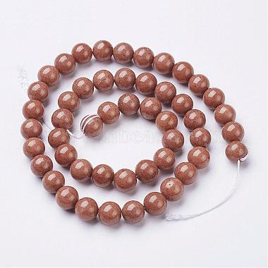 Natural Mashan Jade Round Beads Strands(G-D263-8mm-XS27)-3
