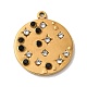 304 pendentifs en strass en acier inoxydable(STAS-Q309-14G)-1