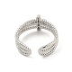 Brass Micro Pave Cubic Zirconia Open Cuff Rings(RJEW-H225-04P)-3