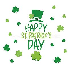 PVC Wall Stickers, Wall Decoration, Saint Patrick's Day Themed Pattern, 300x590mm(DIY-WH0228-562)