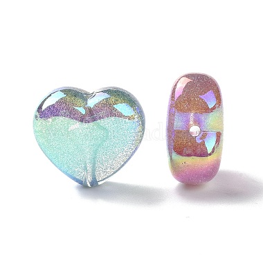 UV Plating Rainbow Iridescent ABS Plastic Glitter Powder Beads(KY-G025-06)-2