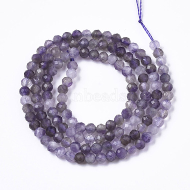 Natural Amethyst Beads Strands(G-R465-03B)-2