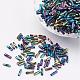 Glass Twisted Bugle Beads(SEED-E002-5mm-809#)-1