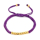 Polyester Cord Braided Bead Bracelets for Women(BJEW-L698-01G-11)-4