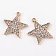 Alloy Rhinestone Pendants(ALRI-Q065-31LG)-1