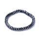 Non-magnetic Synthetic Hematite Stretch Bracelets(BJEW-F376-02)-2