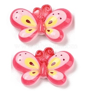 Insect Theme Opaque Resin Decoden Cabochons, Butterfly, 19.5x29.8x6mm(RESI-M044-03B)