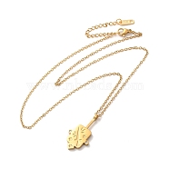 304 Stainless Steel Pandant Necklace for Men Women, Golden, Tool, 20.20 inch(51.3cm)(NJEW-O126-02G-04)