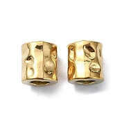 Ion Plating(IP) 304 Stainless Steel Beads, Column, Real 18K Gold Plated, 6.5x6mm, Hole: 3mm(STAS-C089-01B-G)