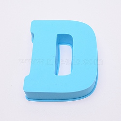 Alphabet Silicone Molds, Resin Casting Molds, For UV Resin, Capital Letter Symbol, DIY Crystal Word, Letter.D, 160x135x35mm(DIY-SZC0006-01A-D)