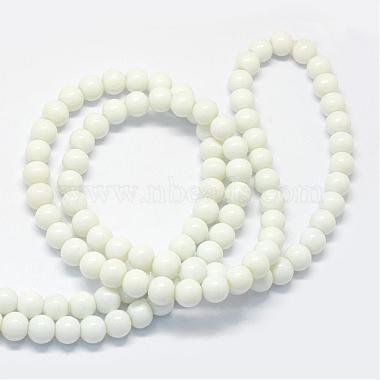 Baking Painted Glass Round Bead Strands(DGLA-Q020-6mm-01)-3