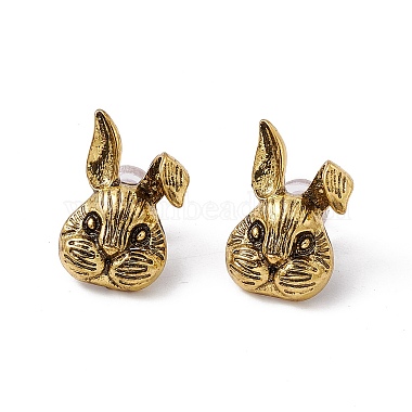 Rabbit Alloy Stud Earrings