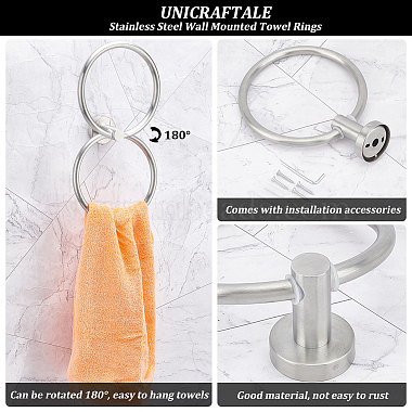 unicraftale 304 комплект аксессуаров для ванной комнаты из нержавеющей стали(HJEW-UN0001-06)-4