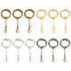 16Pcs 4 Colors Alloy Spring Gate Rings(HJEW-AB00522)-1